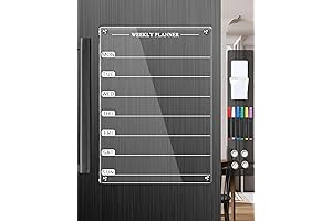 Weekly Magnetic Dry Erase Meal Planner Board