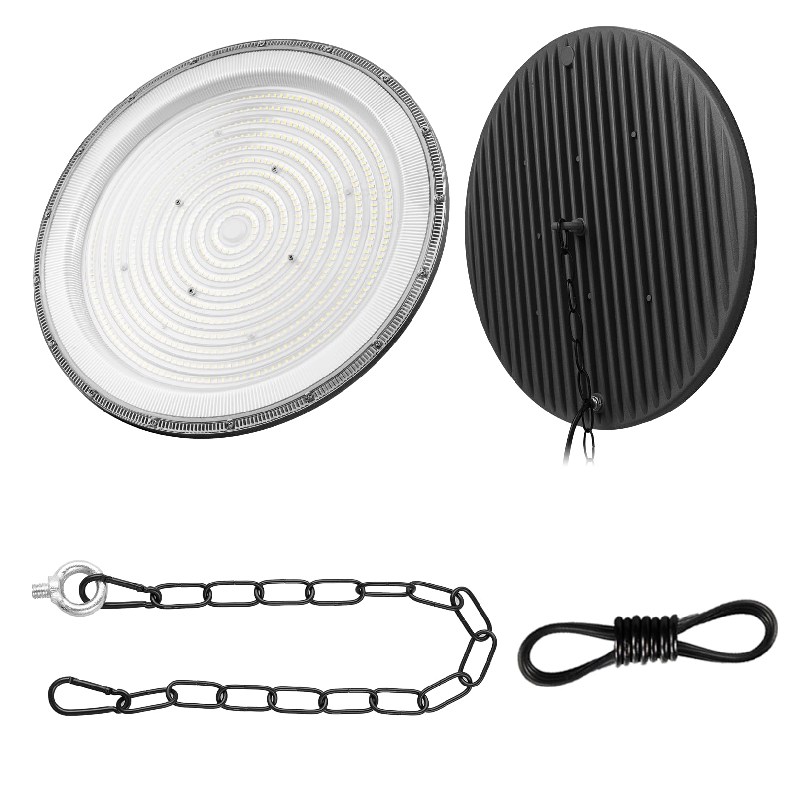 1000W Led UFO High Bay Light Cold White 6500K 100000lm AC 210-220V IP65 Waterproof Shop Lights for Workshop — view 6