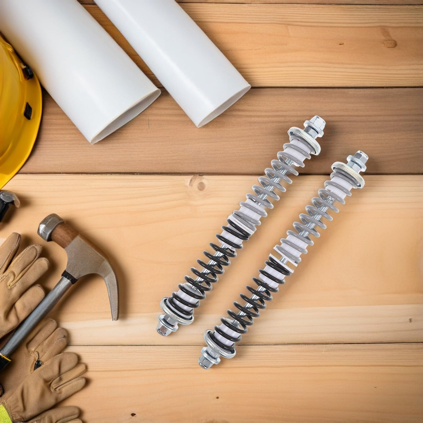 DOITOOL Ammortizzatori per Stilts in Acciaio Inossidabile Ricambio Heavy-duty per Scale da Cartongesso Supporto Peso e Stabilità per Lavori Edili e Te