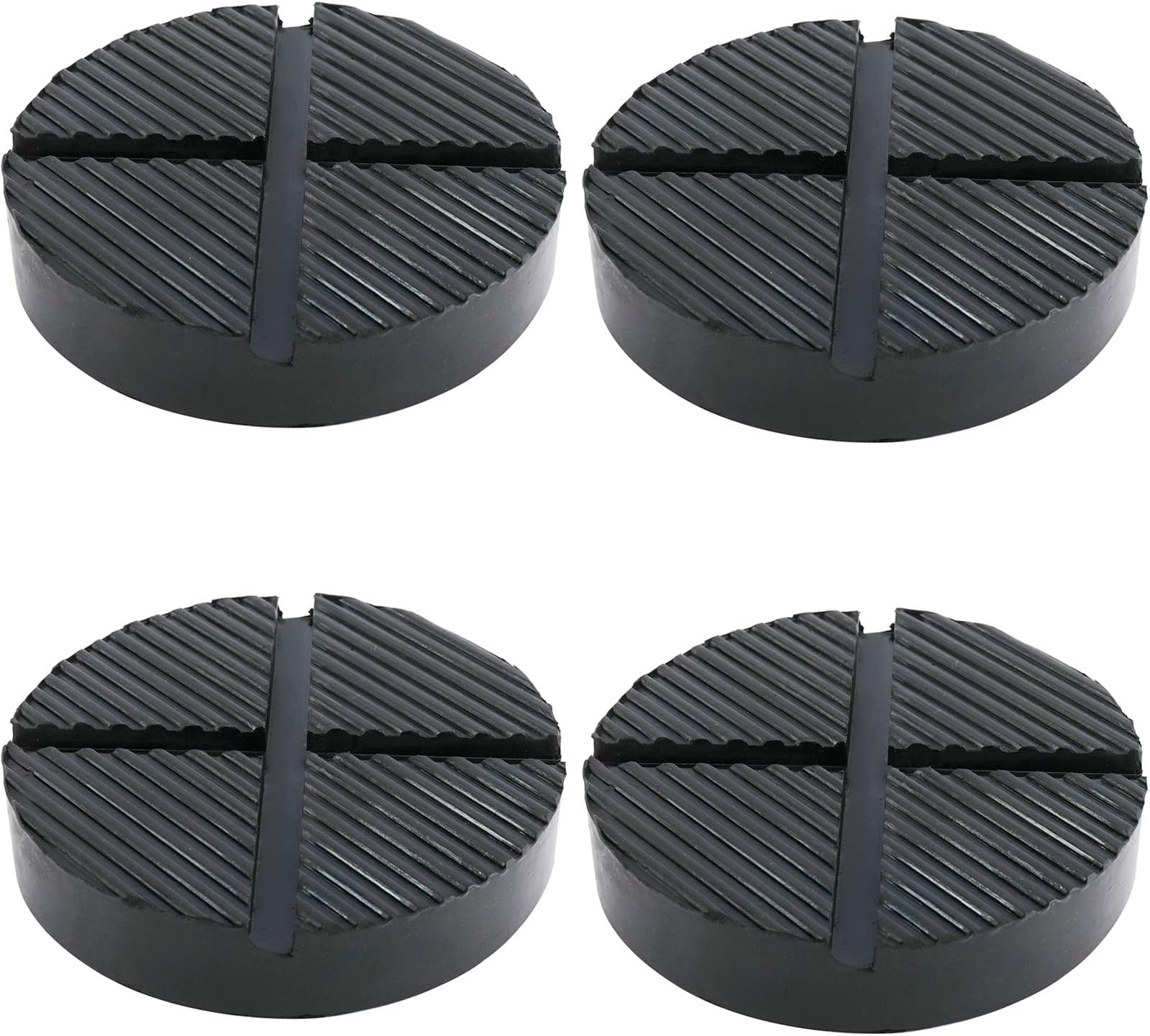 Toolly Floor Jack Rubber Pad Universal Jack Adapter Pinch Weld Side Frame Rail Protector Puck