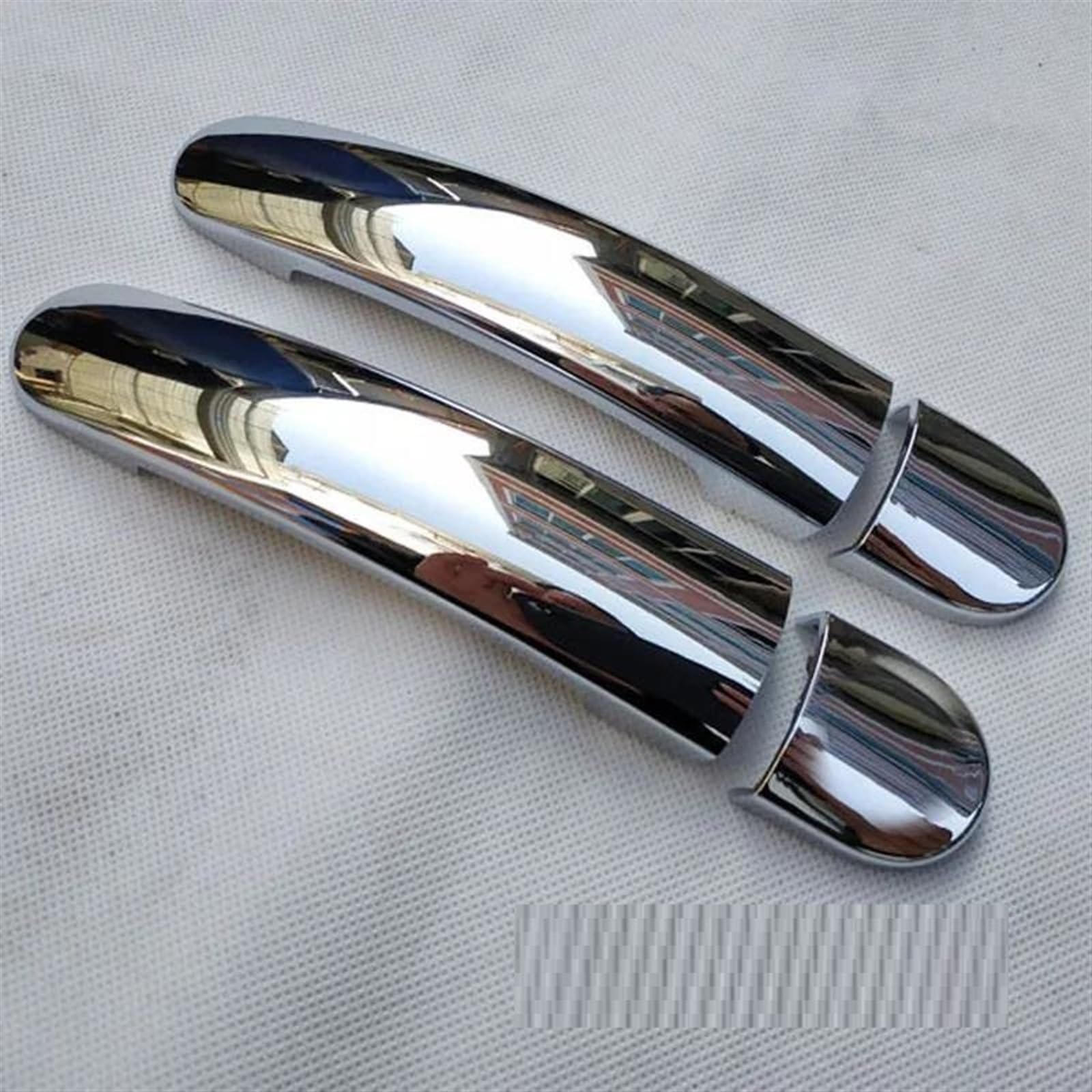 Csspdm Silver C Car Trim Exterior Door Handles Bowl Cover Protection Sticker Accessories For Polo Mk5 6R 6C 2011 2021 2014(Silver C)