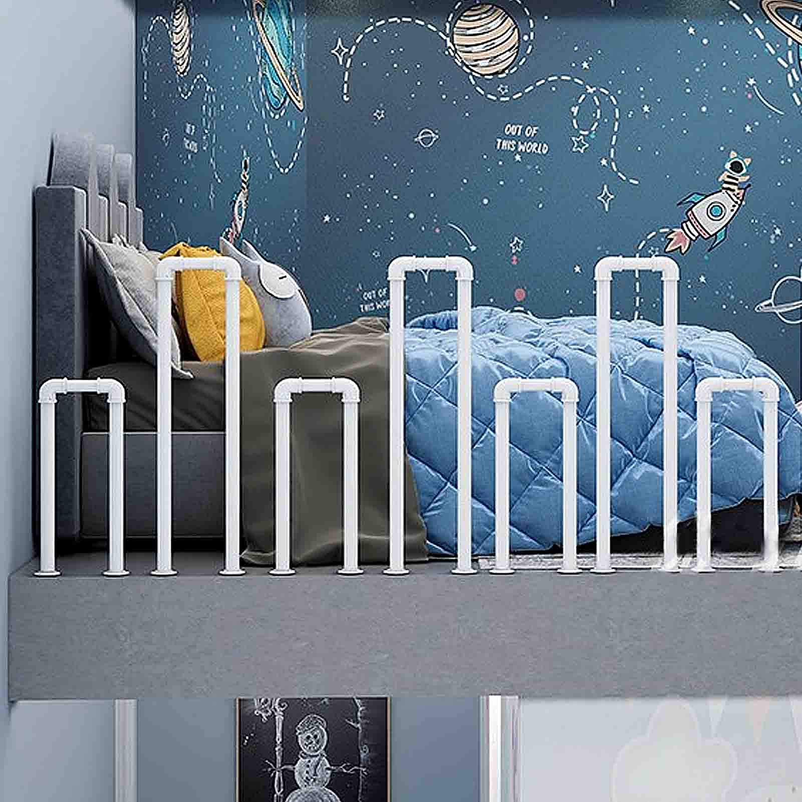 Main courante en U avec kit de montage pour marches extérieures et loft (1pc)