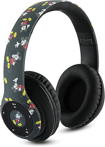 Miniatura 2 de Disney Mickey Mouse Auriculares Bluetooth sobre la oreja, auriculares plegables inalámbricos y con cable Micrófono incorporado - Regalo de