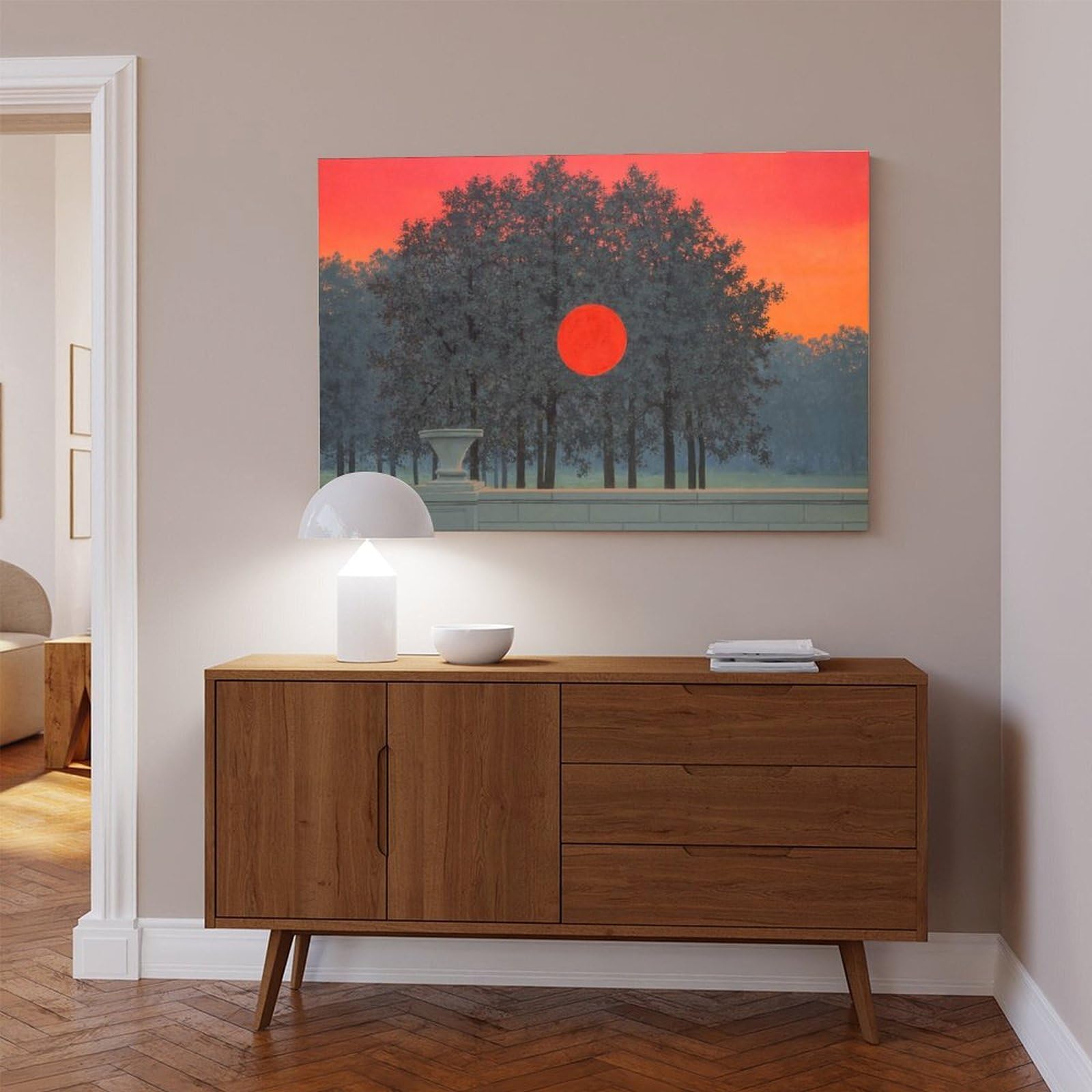 WCYB Plakat Vintage Bankiet Nerki Magritte Realizm Kubizm Renesans Surrealizm Nadruki Plakat na płótnie Deco Obrazy Ścienne Do Biura Salonu