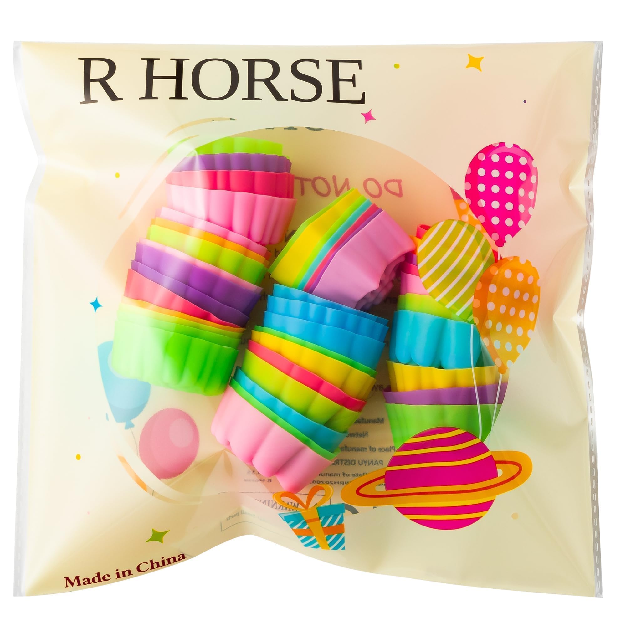 R HORSE 42P Lotu Baking Cup Formen Silikon Muffin Formen, Wiederverwendbare Backformen Lotusblume Sonnenblume Rose Form, Leicht Zu reinigen Antihaft Backwaren für Eis Kuchen Pudding