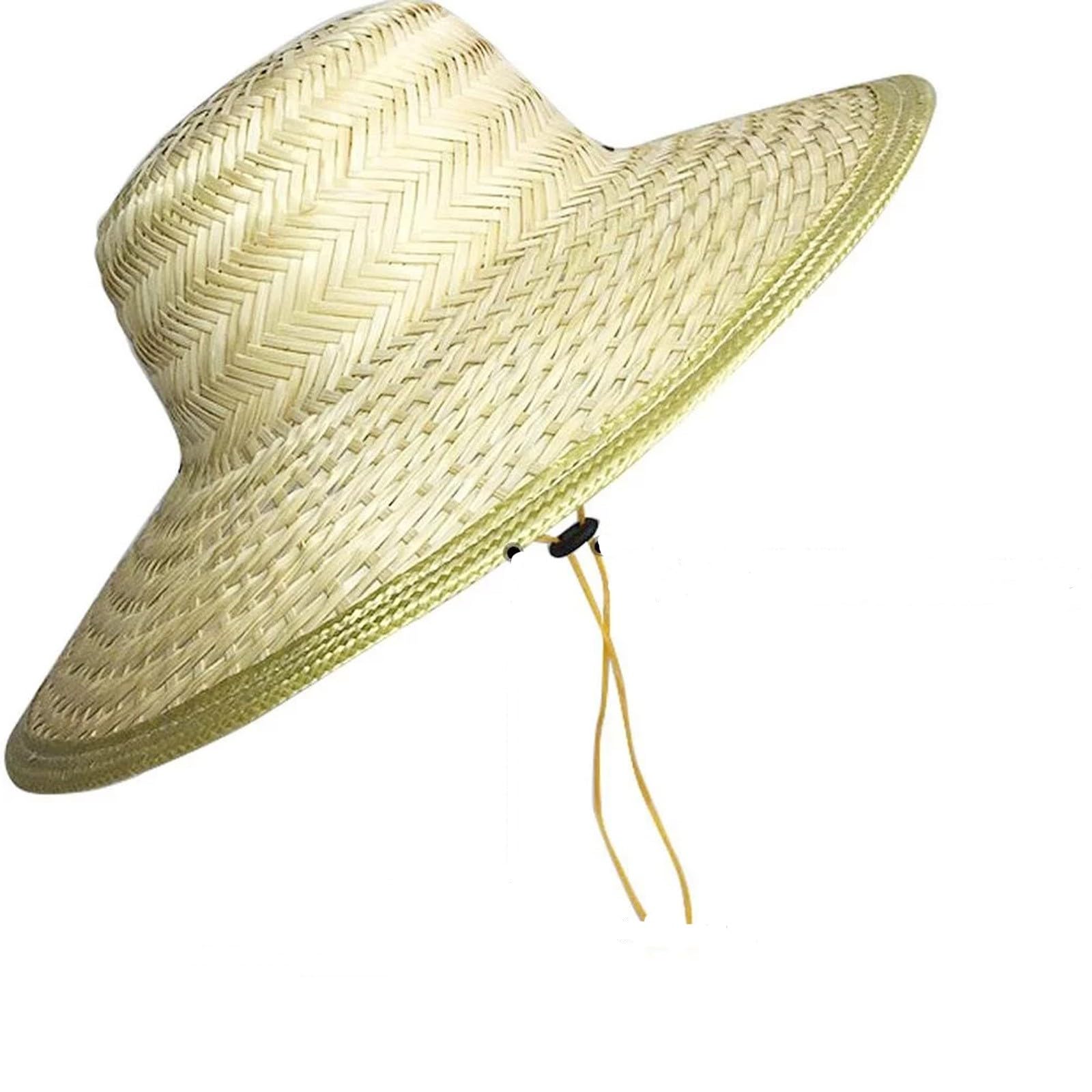 Sonnenhut für Männer und Frauen, ideal zum Angeln, Rettungsschwimmen, Strand, und Gartenarbeit, mit breiter Krempe für die Damen Sonnenhut Gr. 60