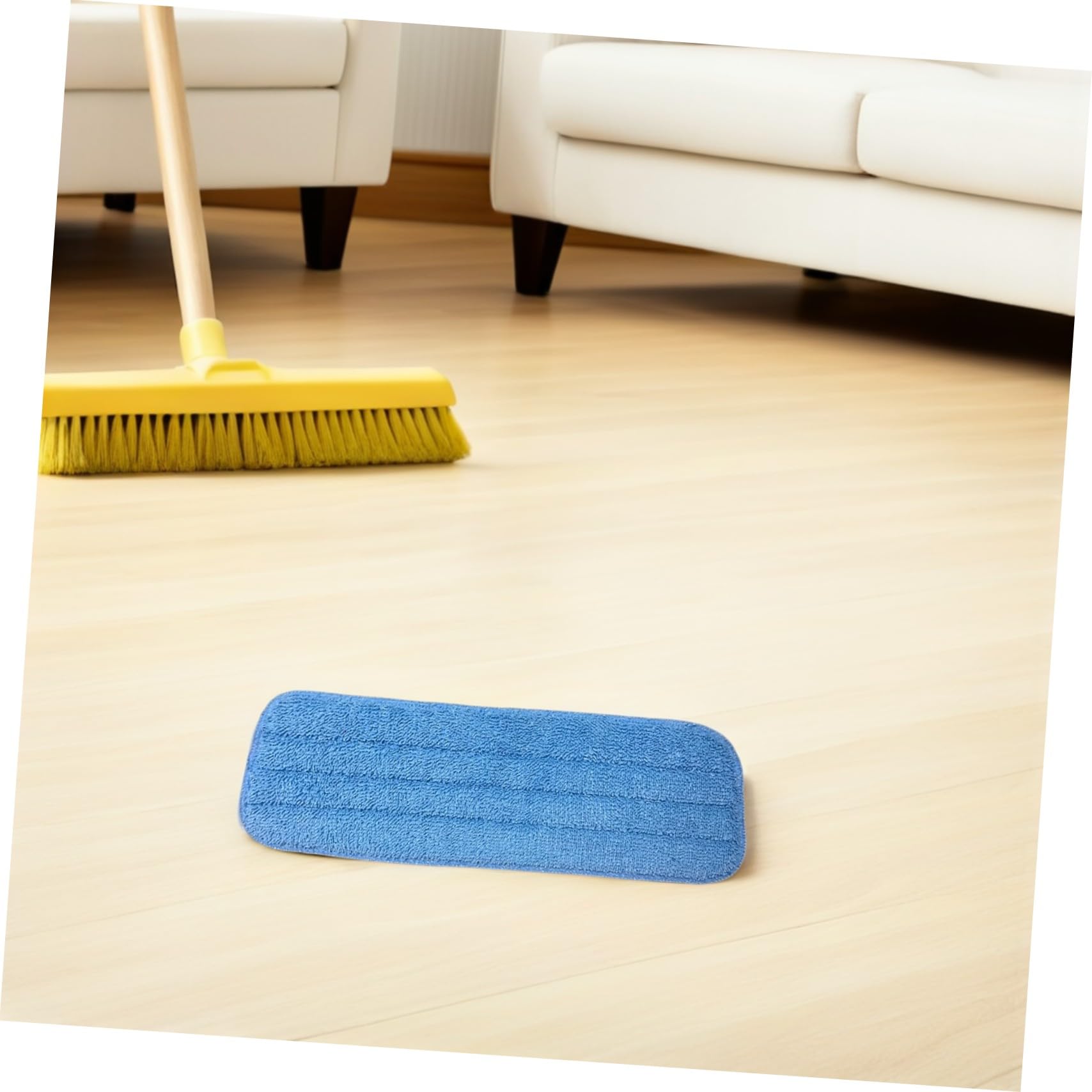 10 Piezas Mopas de Microfibra Lavables para Limpieza de Recambios Reutilizables para Baldosas y Vinilo Almohadillas Absorbentes para Limpieza