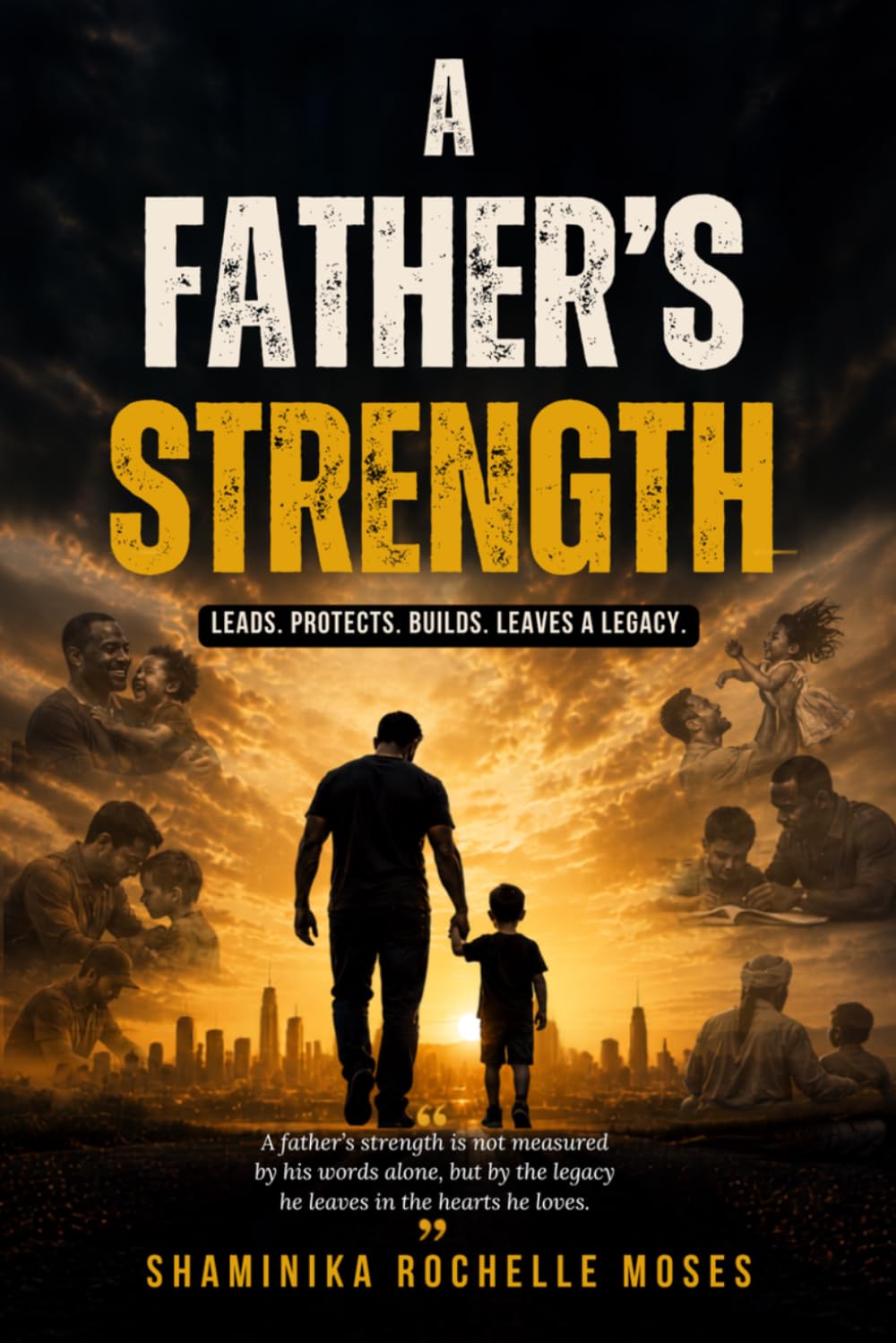 A Father's Strength: Leads. Protects. Builds. Leaves A Legacy