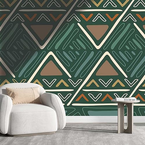 Papel tapiz gótico, bohemio, tribal, patrón de garabatos, papel para decoración de pared, paneles de revestimiento para pared, versátiles para