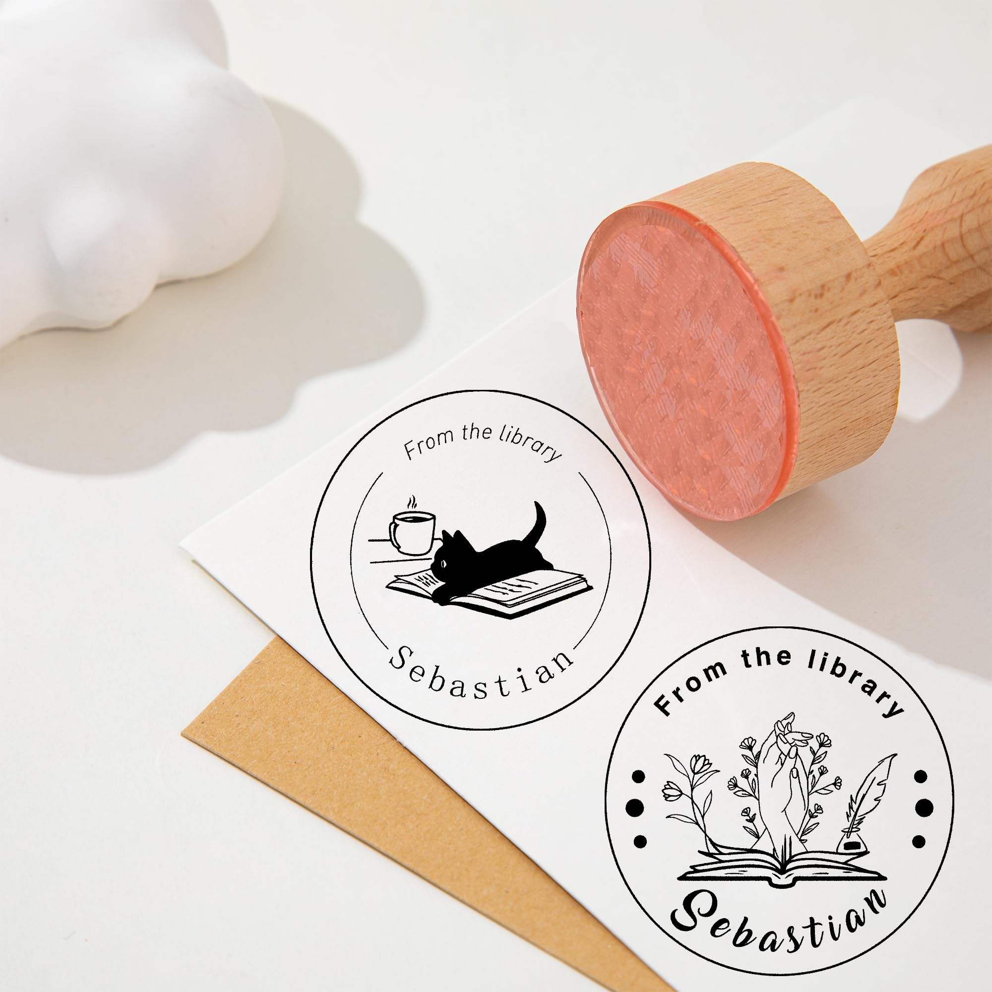 Sellos de libros personalizados, sellos en relieve personalizados, sellos autoentintados, marcadores para estudiantes, regalos para amantes de los libros, libros de marcado para tu hija