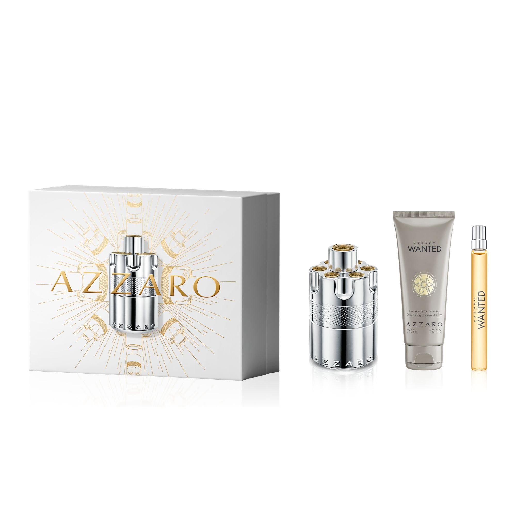 Elegantly Sensual Azzaro Wanted By Night Blending Citrus Gift Set main image 0