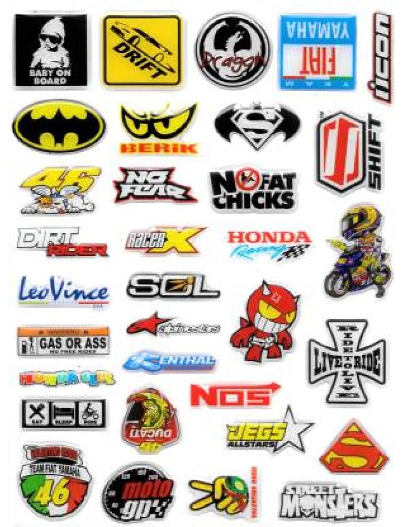 True Vision Bike Sticker Kit Universal for All Bike Tvnewmix204