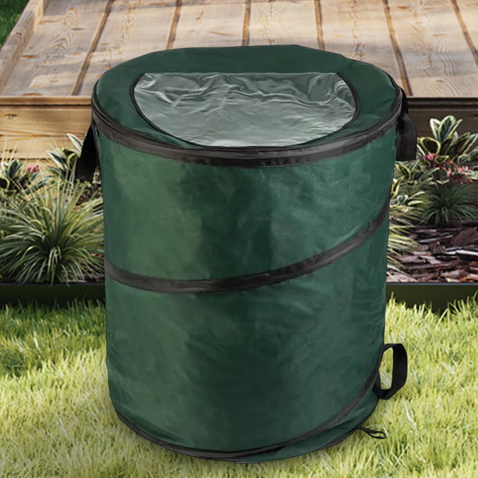 Papelera Plegable para Camping Ecológico Resistente Al Desgaste Y Verde