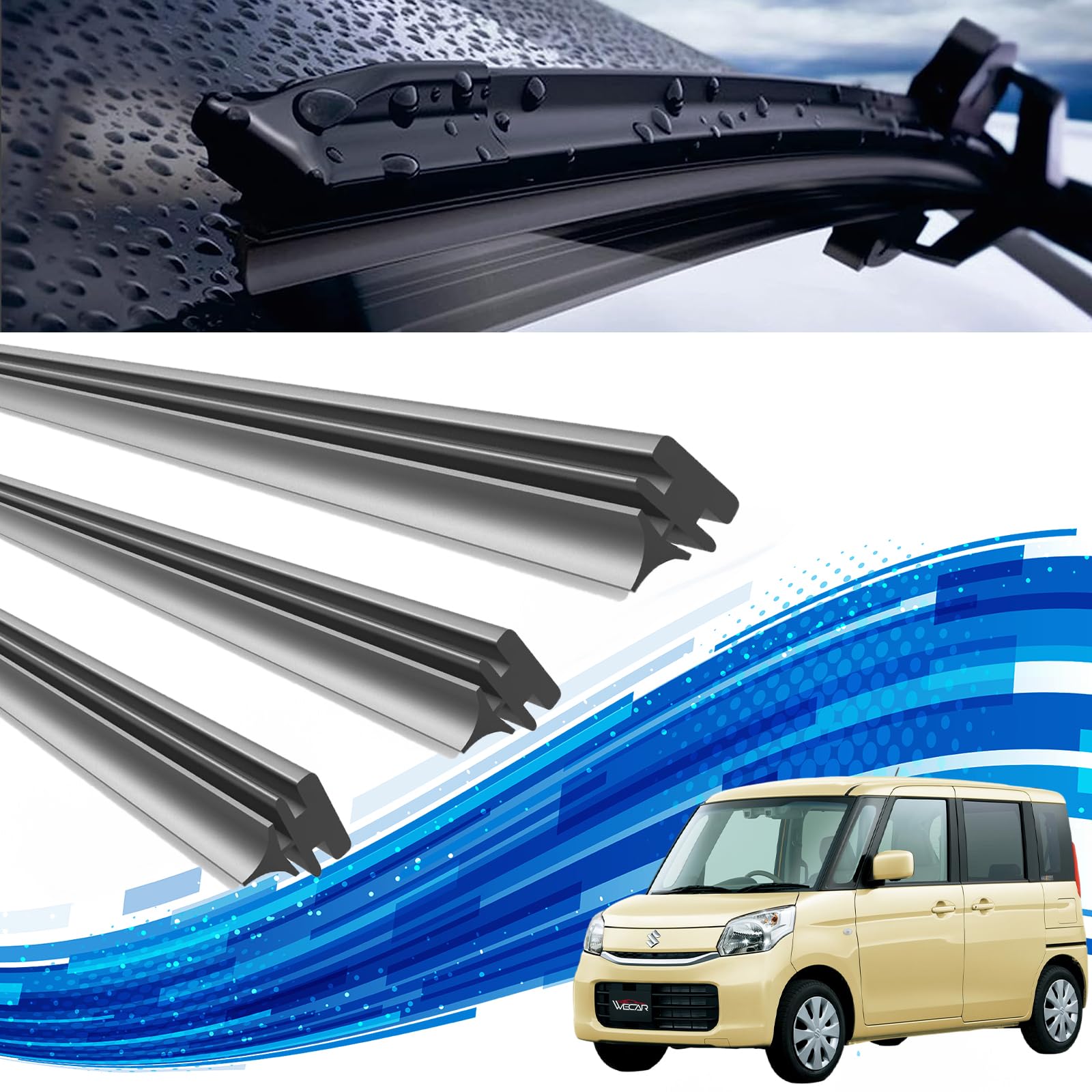 Amazon.co.jp: スズキ スペーシア MK32S・MK42S ワイパー 替えゴム