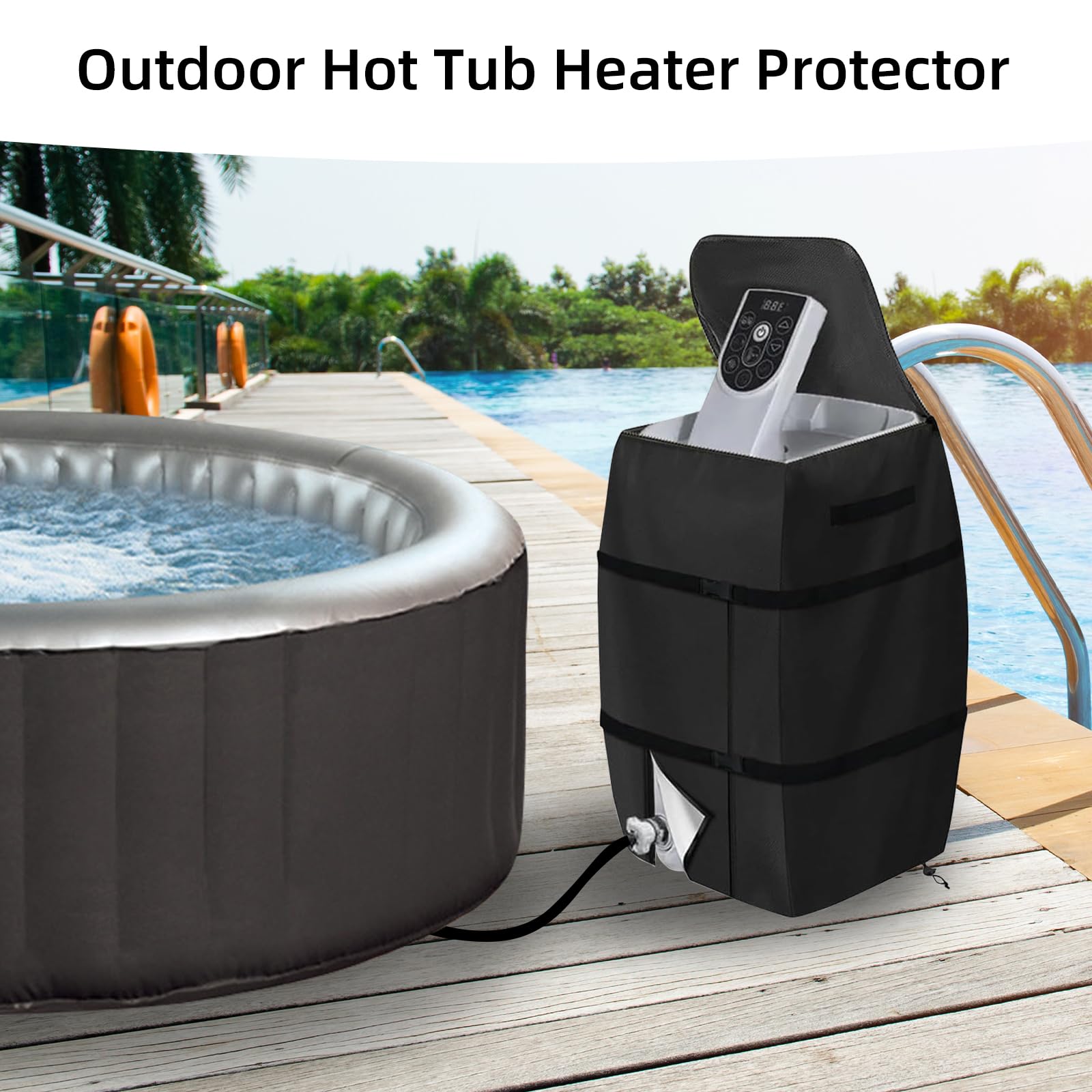 ACESOME Hot Tub Cover With Heater Pump - Image 3