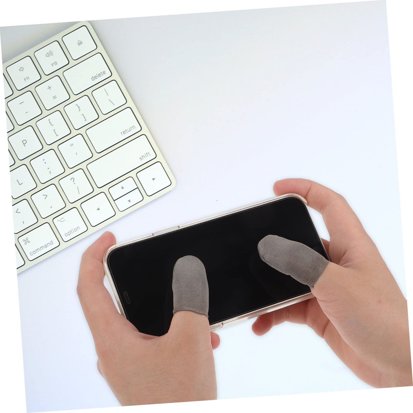 HOMSFOU 40piezas Fundas De Dedos para Antideslizantes y Resistentes Al Sudor Protector De Dedos para Mejorar El Rendimiento Videojuegos
