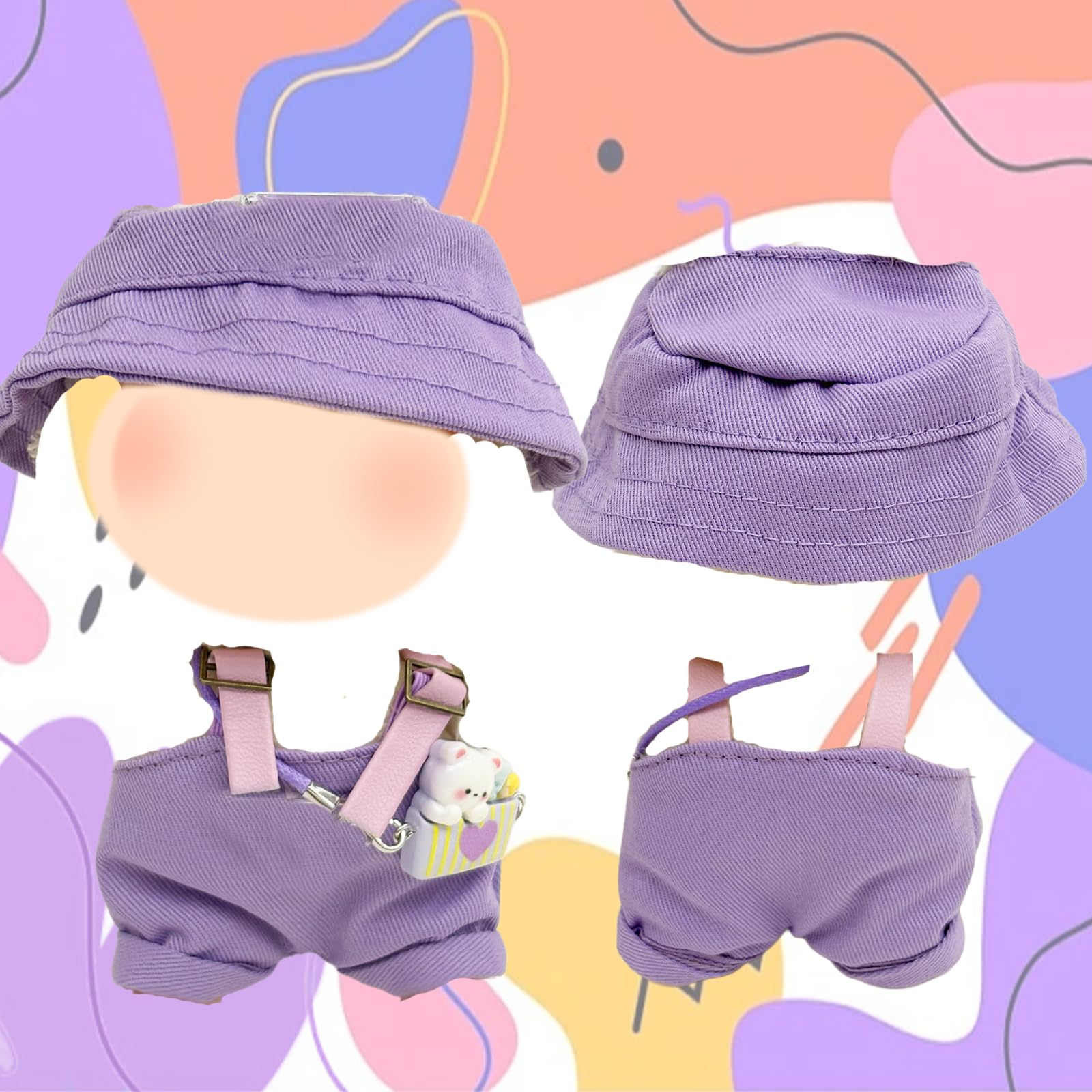 Abbigliamento compatibile con bambole, tuta con spalline