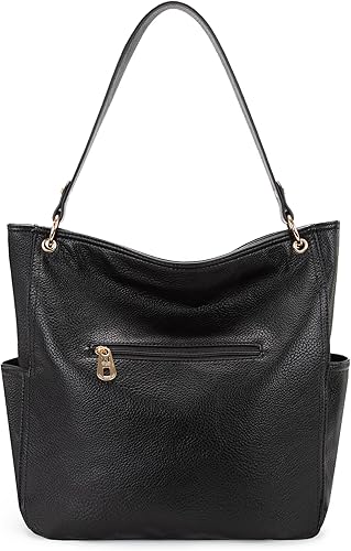 Miniatura 4 de Montana West Bolsos de mano para mujer de cuero lavado bolsos ocultos bolsos de transporte elegantes con correa cruzada