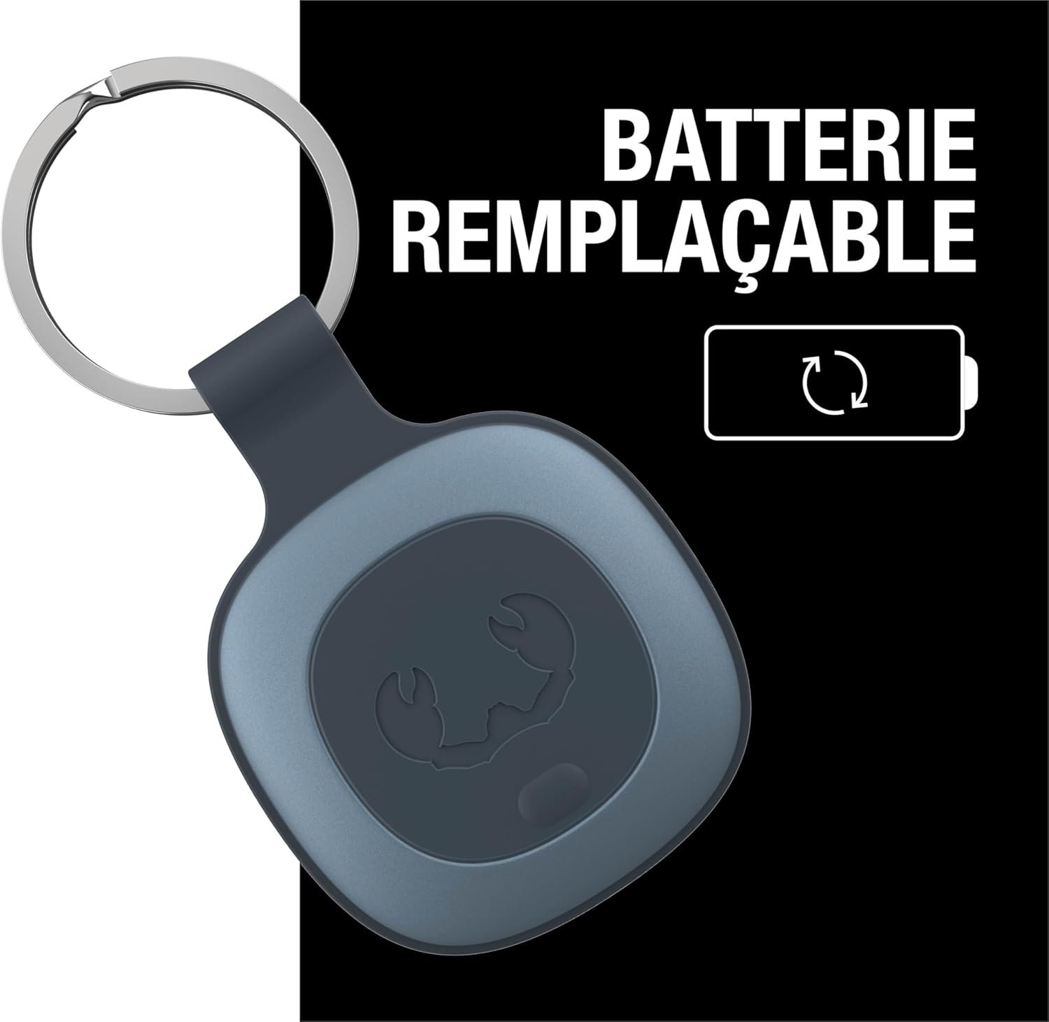 A Fresh 'n Rebel Smart Finder with an icon indicating a replaceable battery.