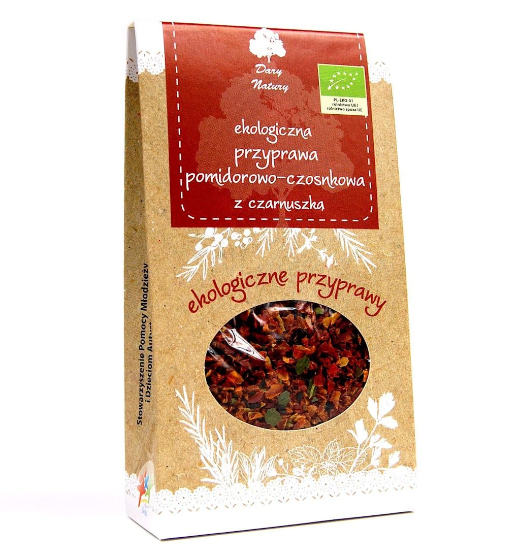Especias de tomate y ajo con comino negro BIO 40 g - DARY NATURY