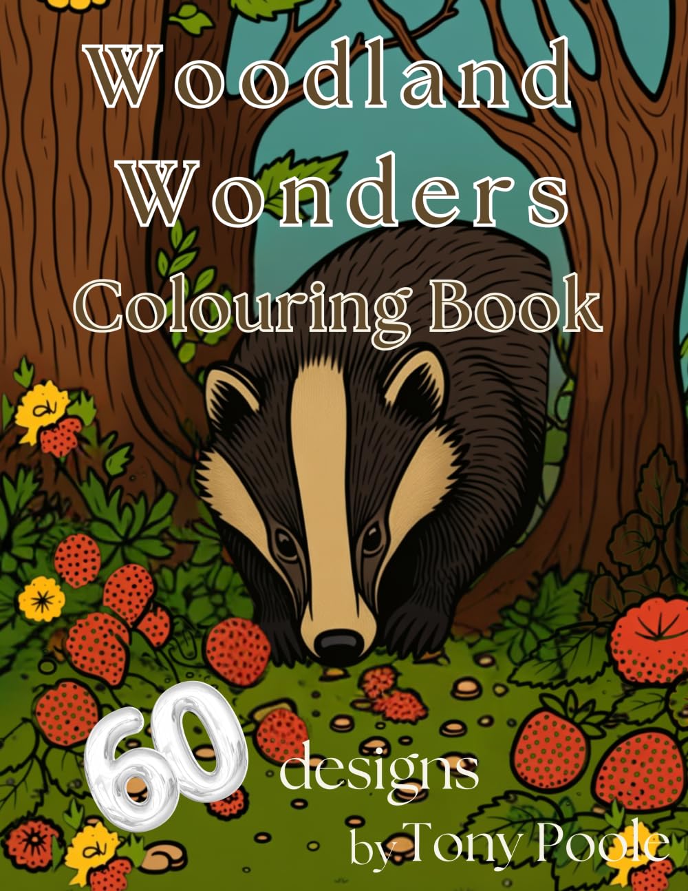 Woodland Wonders: An Adorable British Woodland Animals Colouring Book for Adults – Hedgehogs, Foxes, Badgers, Squirrels & More