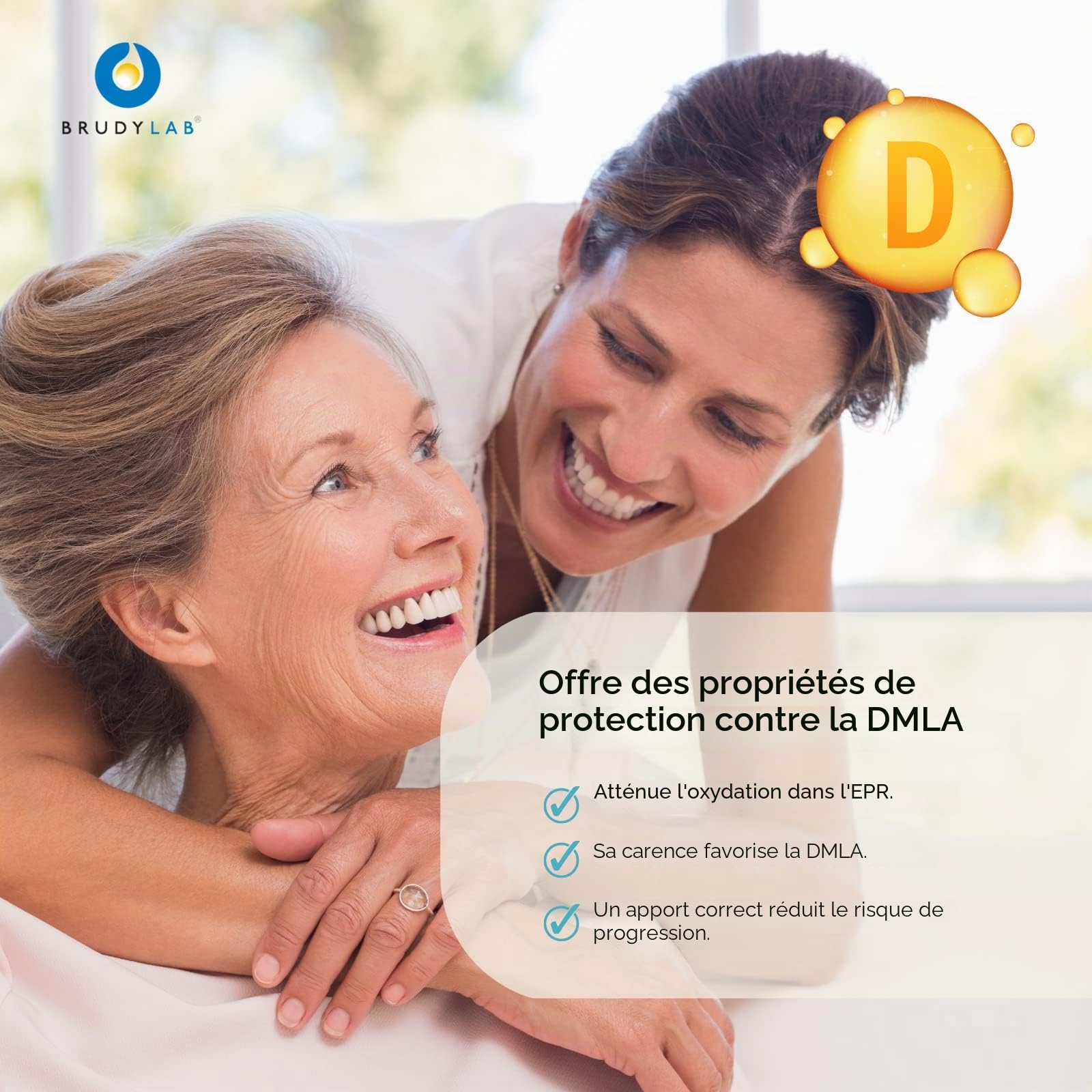 BRUDY LAB Brudy Macula - Acides gras Omega 3 DHA EPA DPA Lutéine et minéraux - Réduit le stress oxydatif dans la dégénérescence maculaire liée à l'âge (DMLA) - 60 gélules