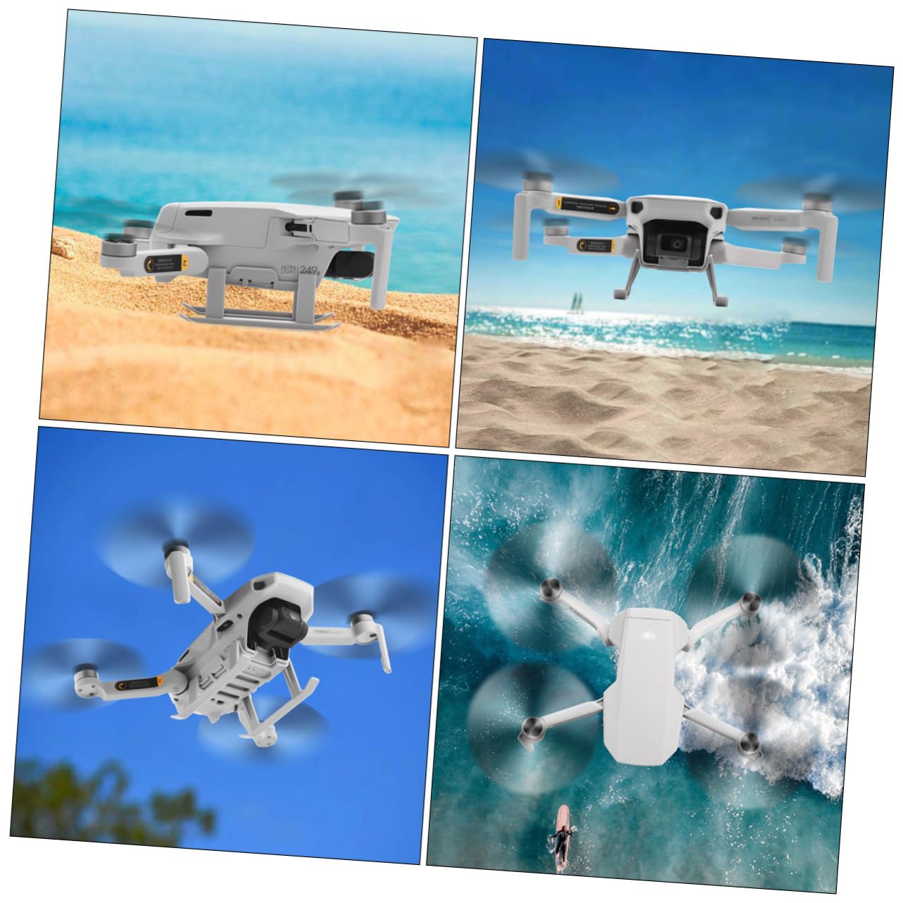 Hélices Fibra De para Dron Mini Compatible con Cuadricóptero con Herramientas De Instalación