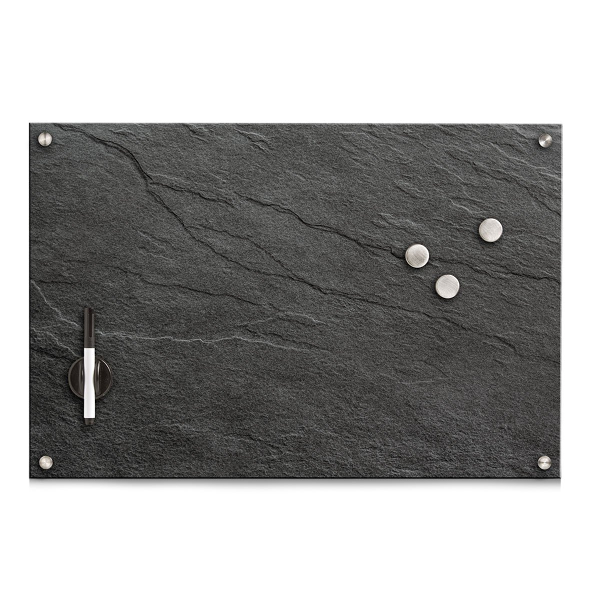 Zeller Memo Board, Charcoal, ca. 60 x 40 cm