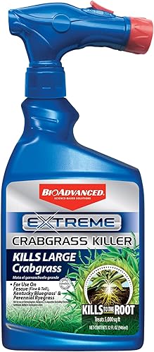 BioAdvanced Extreme Crabgrass Killer, listo para rociar, 32 onzas, 5,000 pies cuadrados
