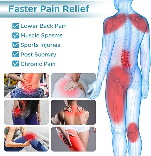 Miniatura 2 de Comfytemp Bolsas de hielo grandes para lesiones, bolsa de hielo de gel reutilizable para aliviar el dolor de espalda, compresión de envoltura fría
