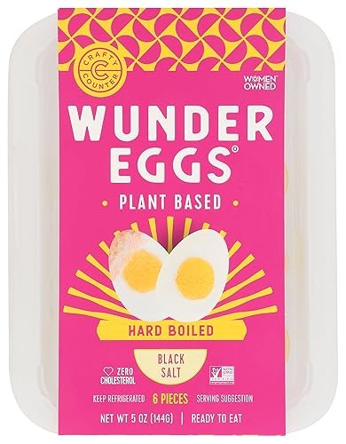 Crafty Counter WunderEggs Huevos duros a base de plantas, 5 onzas
