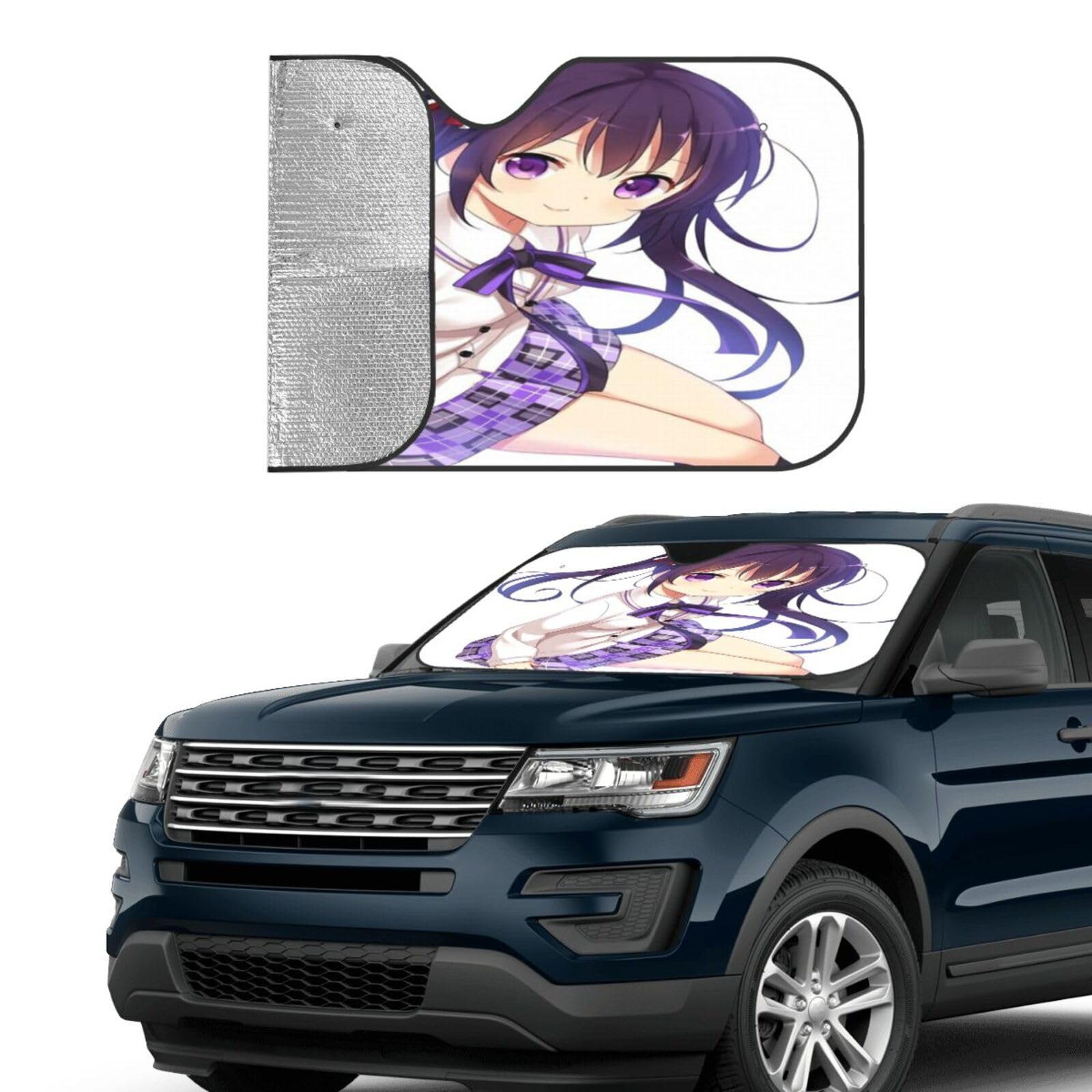 Amazon | ごちうさ リゼ 可愛い アニメファッション 車用サンシェード