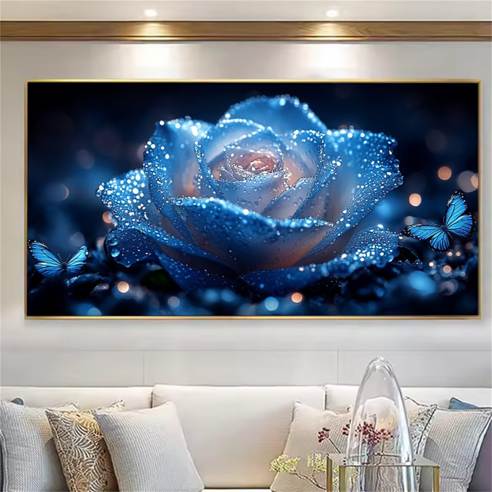 Diamentowa sztuka, roślina, zestaw do malowania diamentami 5D, kwiat, duża sztuka diamentowa, dla dorosłych, dla początkujących, DIY, kwadratowe, pełne wiercenie, haft krzyżykowy, stras, kryształ