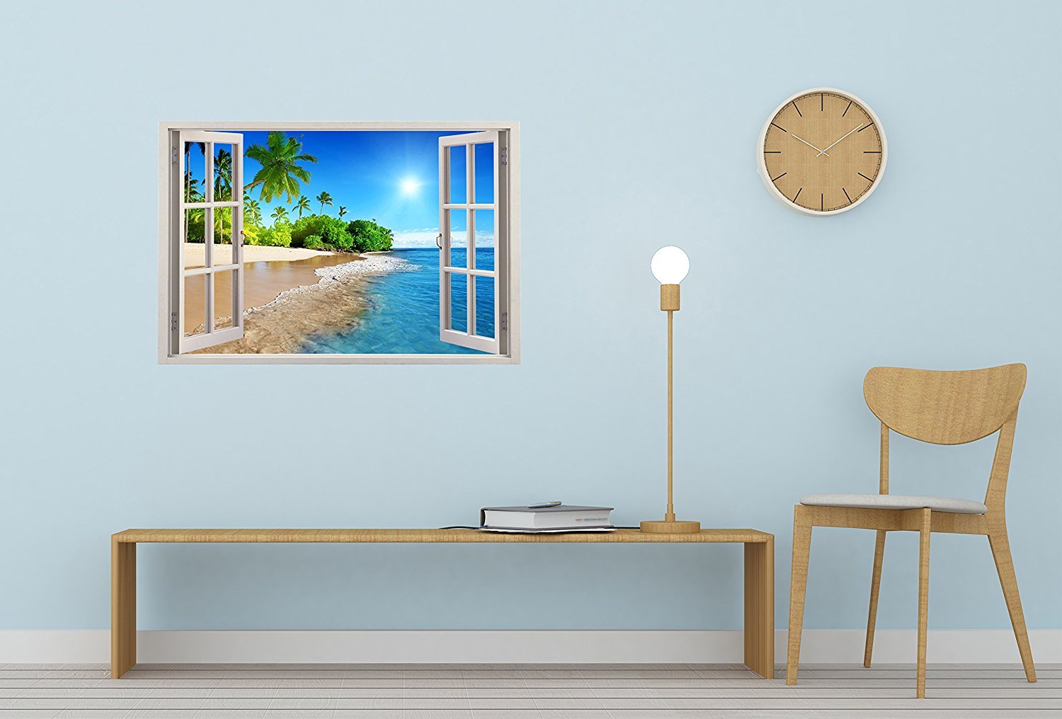 PAPER PLANE DESIGN Vinyl Nature Wall Sticker, 135 x 90 cm, Multicolour 3