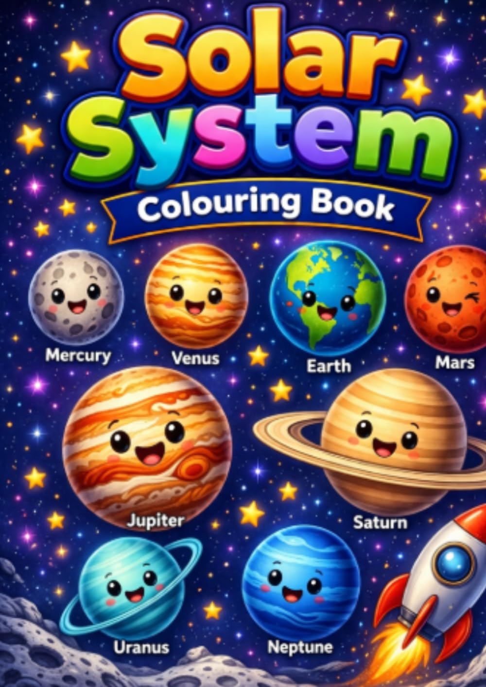 Solar System Colouring book