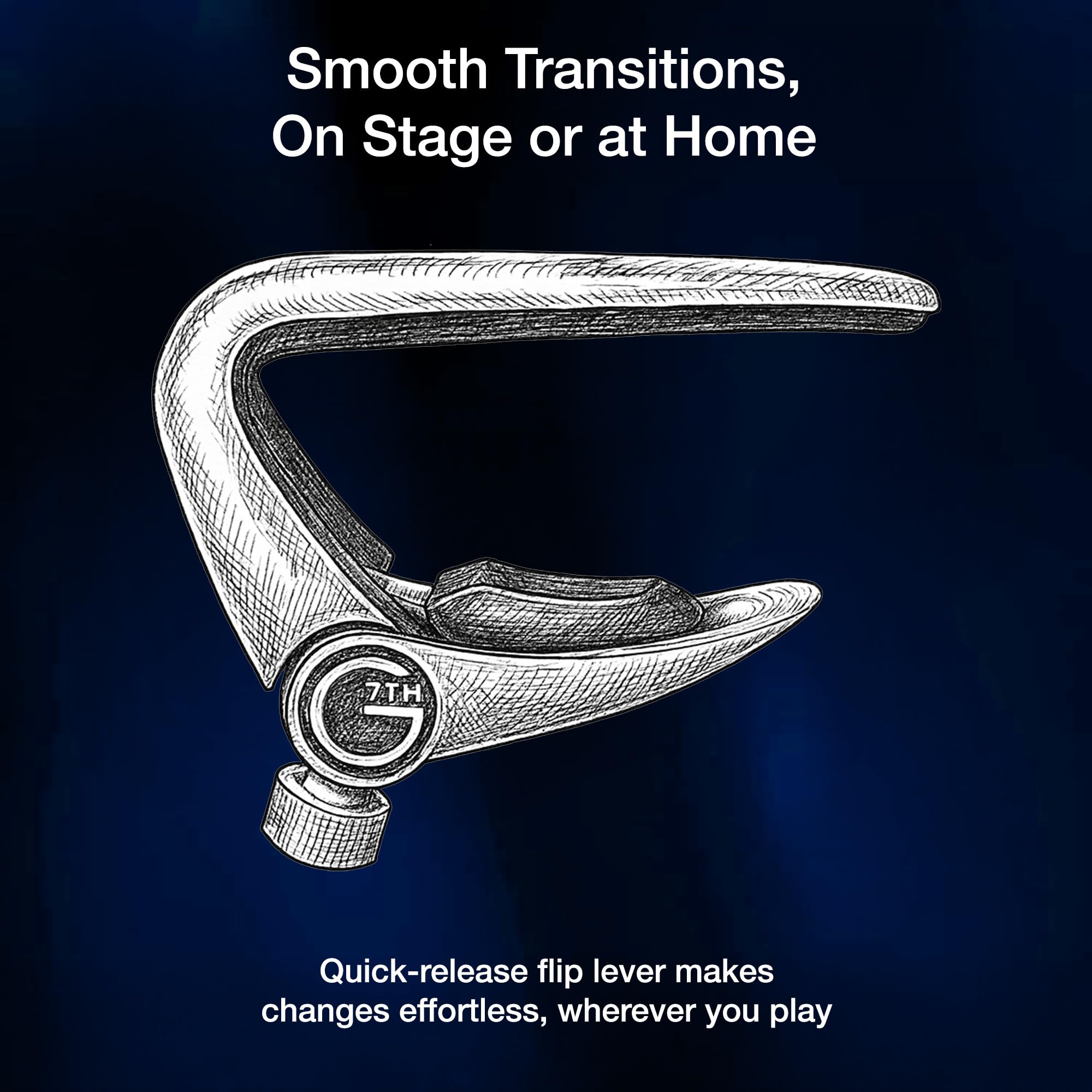 G7th C33013 Newport Capo do gitary klasycznej/flamencogitarskiej