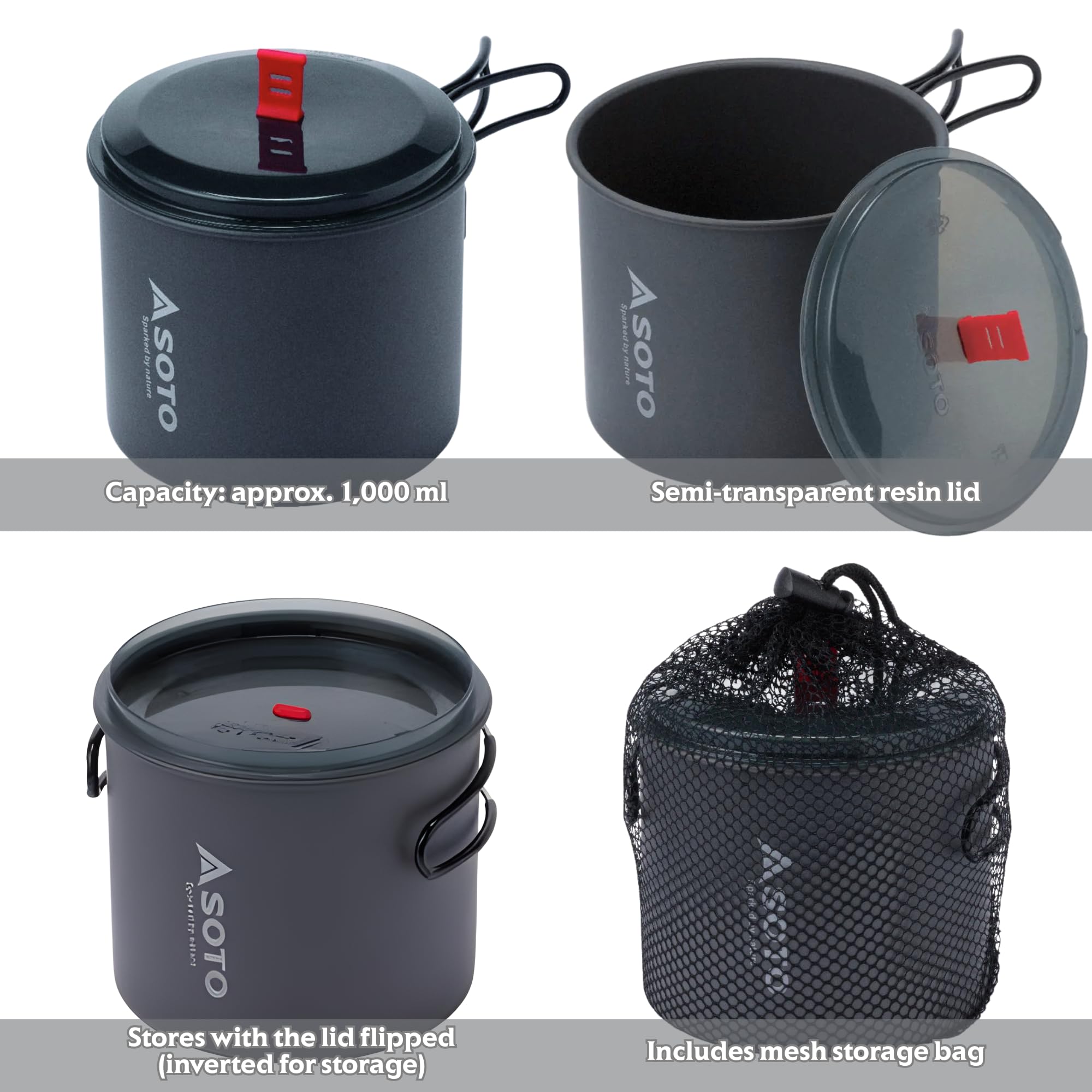 SOTO Amicus Stove with or without Igniter Camping Stove - Superior Under Windy Conditions, Shock Resistant, and Low-cost With High-end Performance Stove