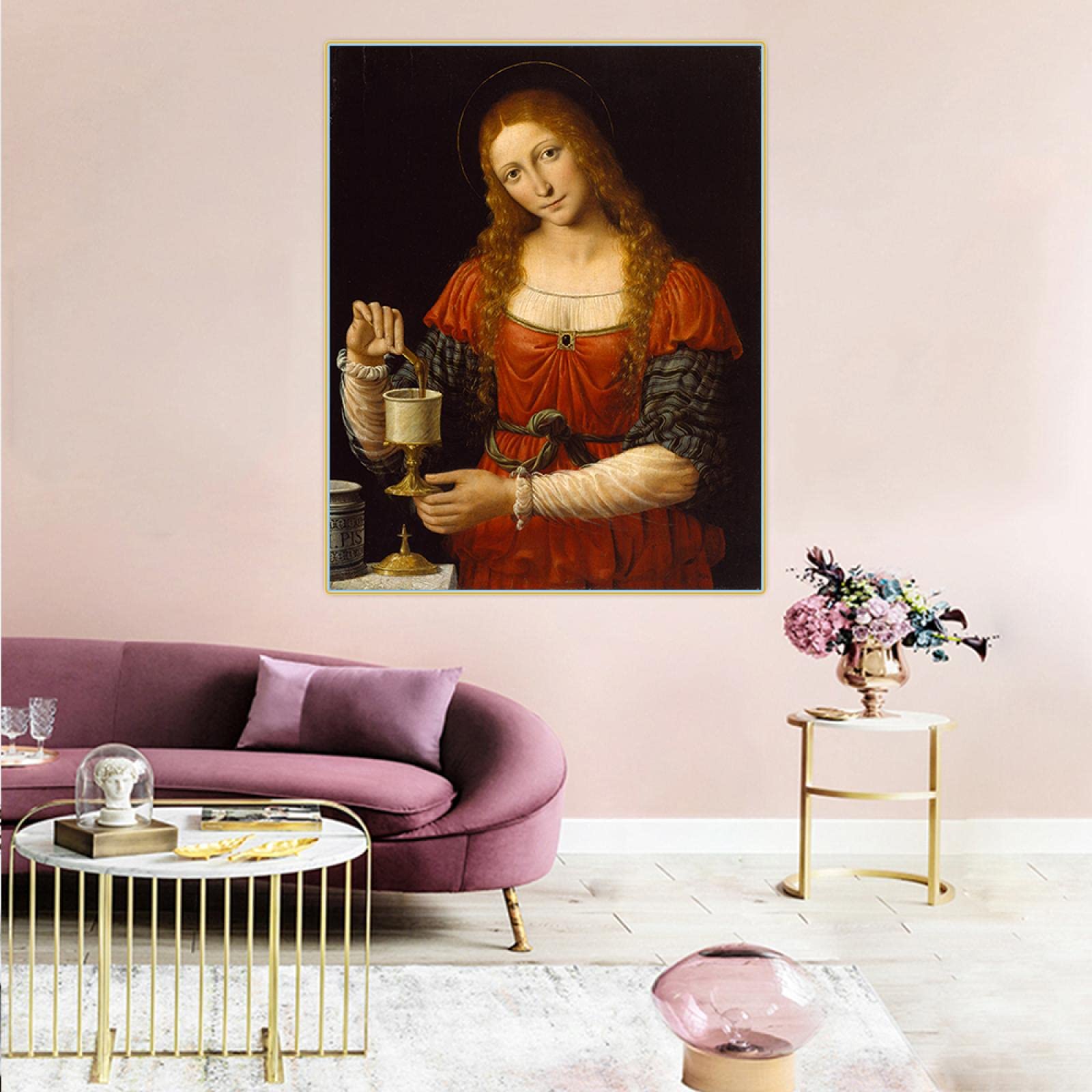 Mary Magdalene Da Vinci Bonhams : Workshop Of Bernardino Luini