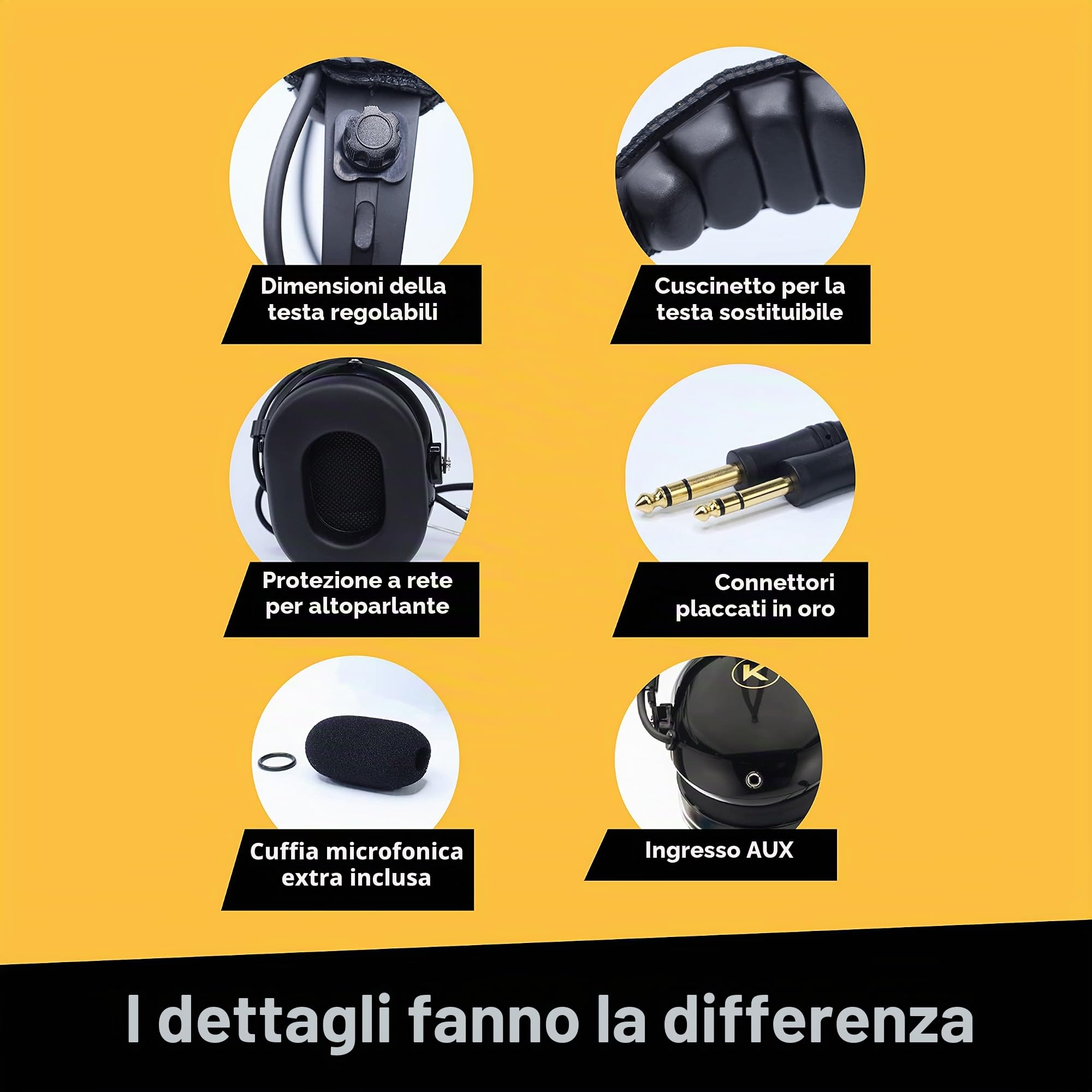 Kore Aviazione P1 Series Pnr Pilot Aviation Headset – Nero