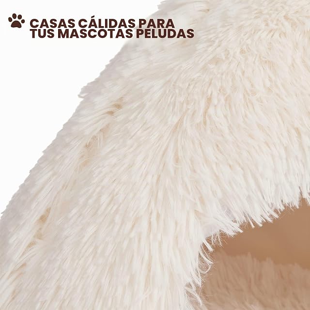 Foto 3 de 6 de Cama para Gatos CATISM, Cama Caliente con Almohadas Blandas extraíbles y Lavables (40 x 40 x 40 cm)