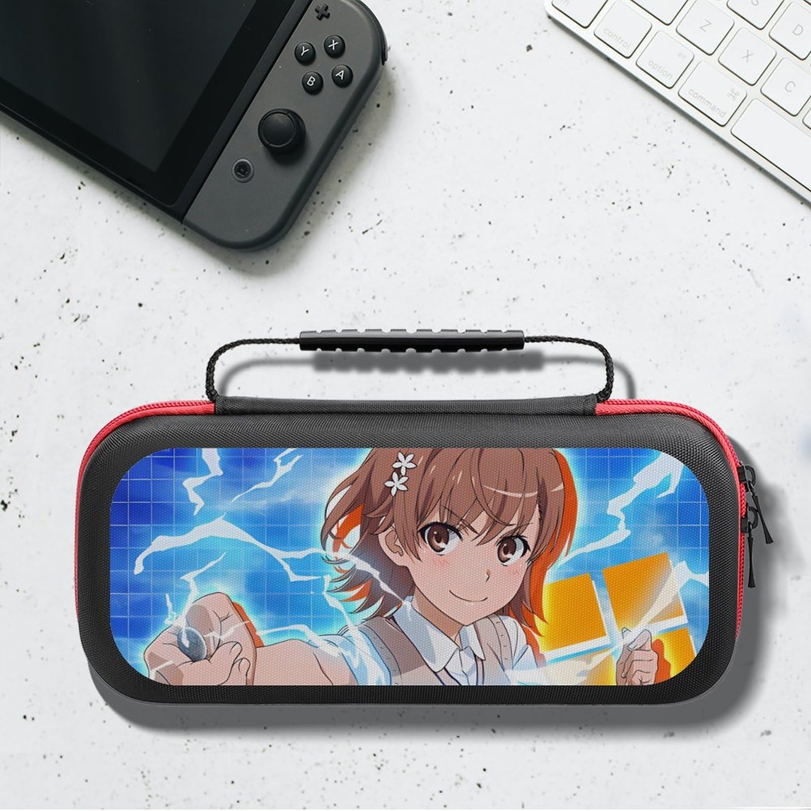 Amazon.co.jp: Switchケース とある科学の超電磁砲 御坂美琴 アニメ