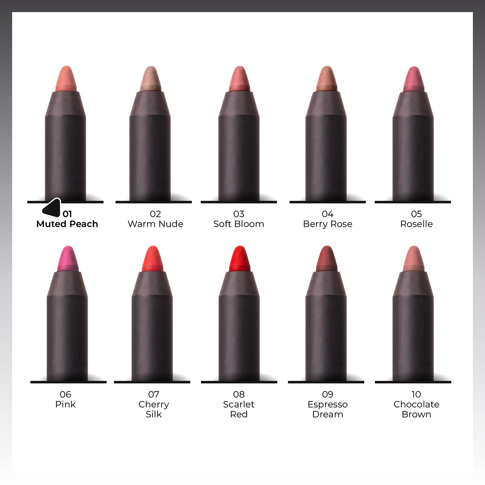 Note Cosmetics Silk Stay Lipliner Suya Dayanıklı İpeksi Dudak Kalemi - 01 Muted Peach