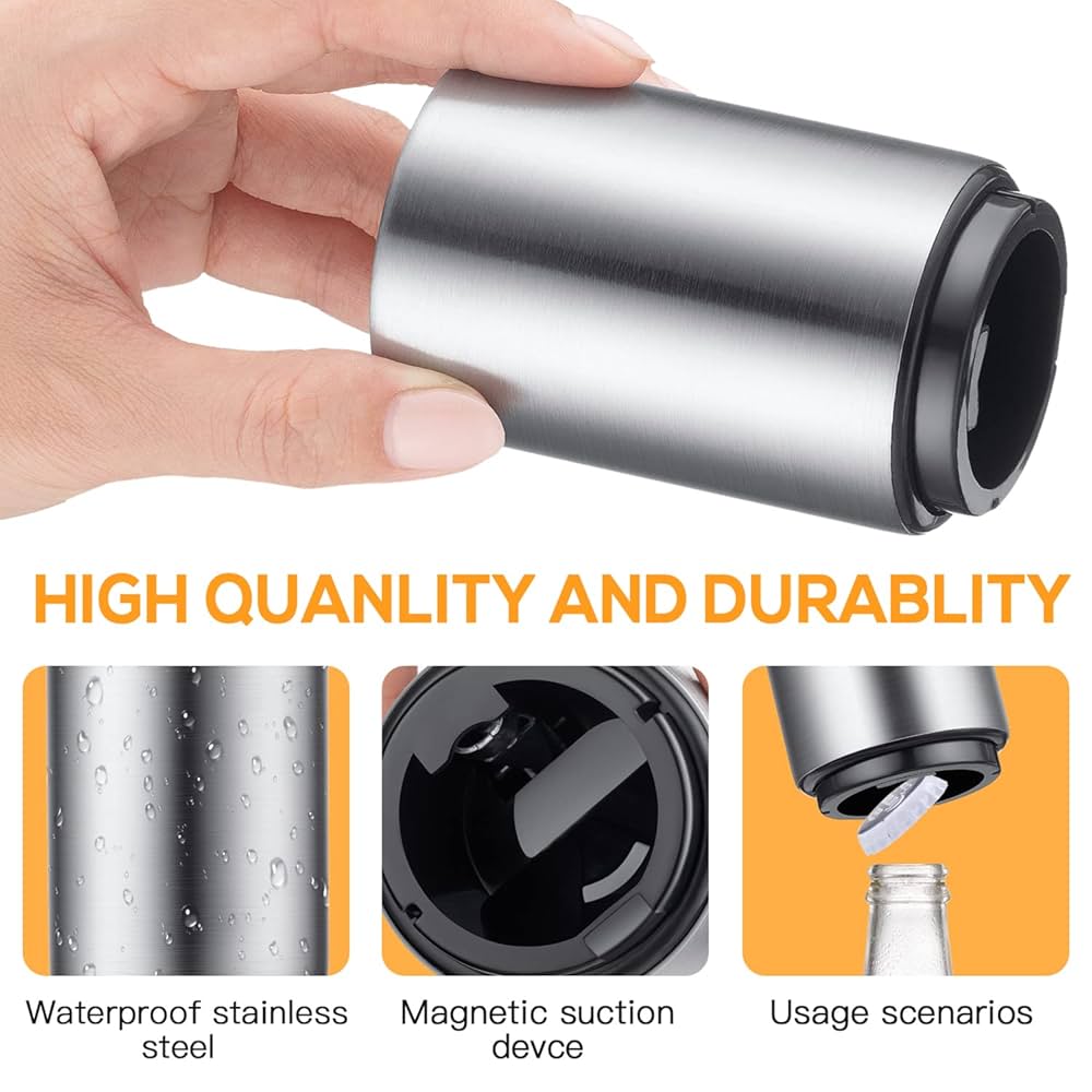 Amazon.com: Premium Beer Bottle Opener (Silver), 1 PC