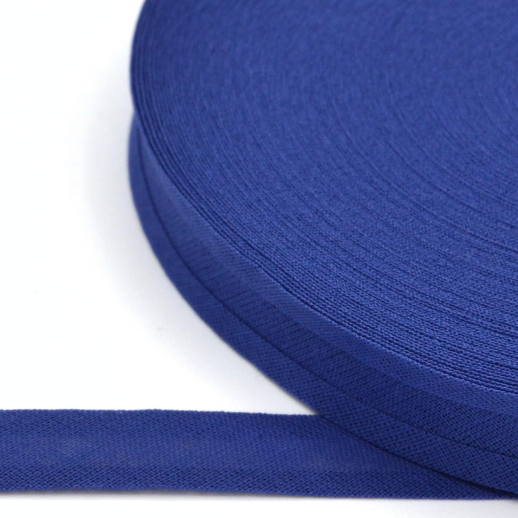 celloexpress 25mm Royal Blue Cotton Bias Binding Tape for Sewing - Trim Edging Quilting Bunting Crafts (5m - 500cm) — image 1