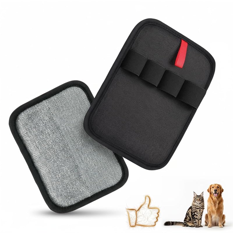 Luva removedora de pelos para gatos e cães, reutilizável e dupla face lemilebot LB-Gloves – 1 unidade