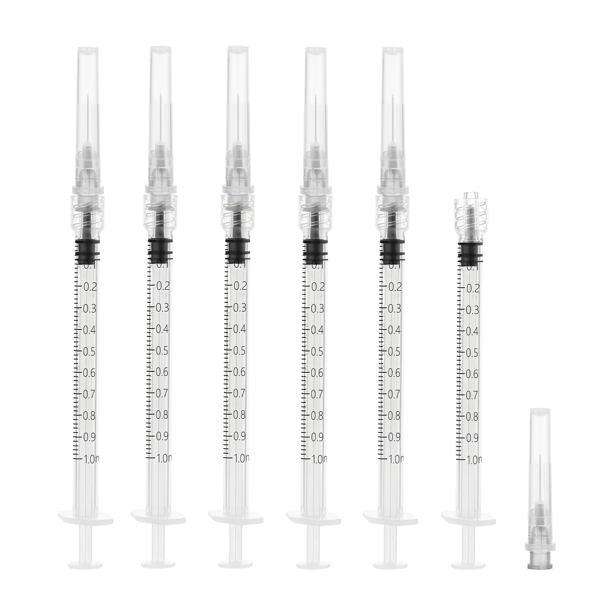 2.5ml Disposable Syringe with 25G-1Inch(25mm) Luer Lock Syringes, 100Pack — Amazon image 11