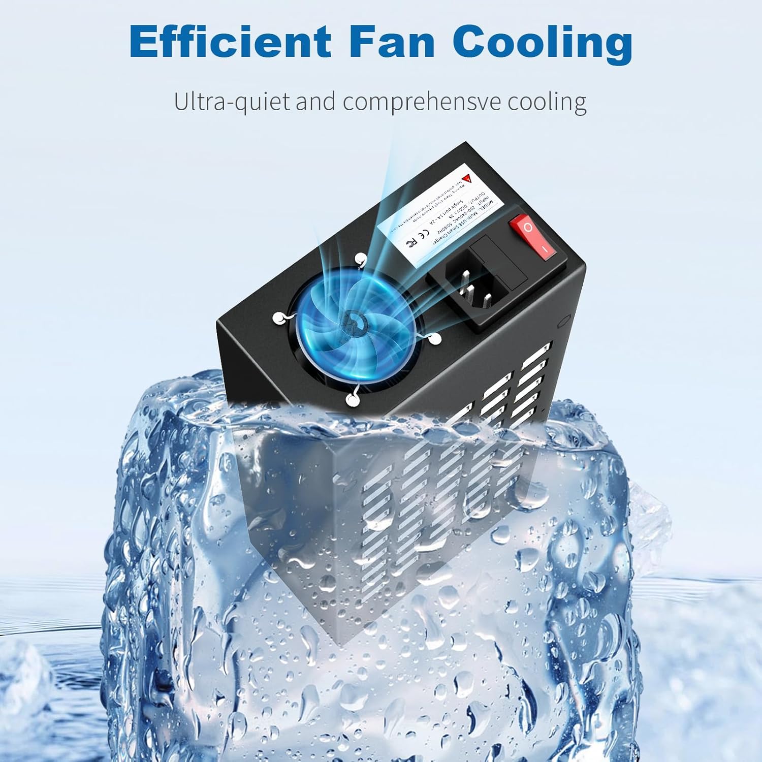 50 Port 200 Watt (40A) USB Charging Station, USB Fast Charger with Intelligent Protection, Multiple USB Desktop Chargers, Suitable for Hotels, Shops, Schools, Shopping malls