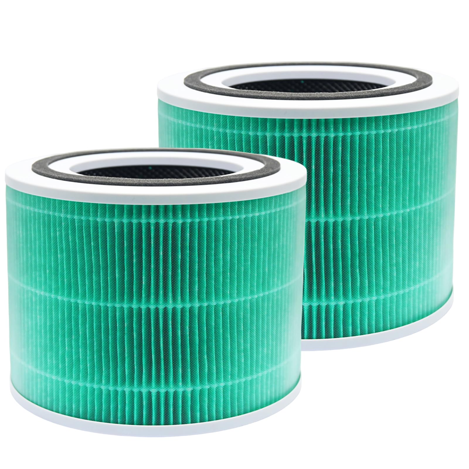 2 Pack Core 300 Toxin Absorber Replacement Filter for LEVOIT Core 300 &amp; Core 300S &amp; Core P350 &amp; Core300-P Air Purifier,3-in-1 H13 True HEPA &amp; Activated Carbon Filter, Core 300-RF(Green)