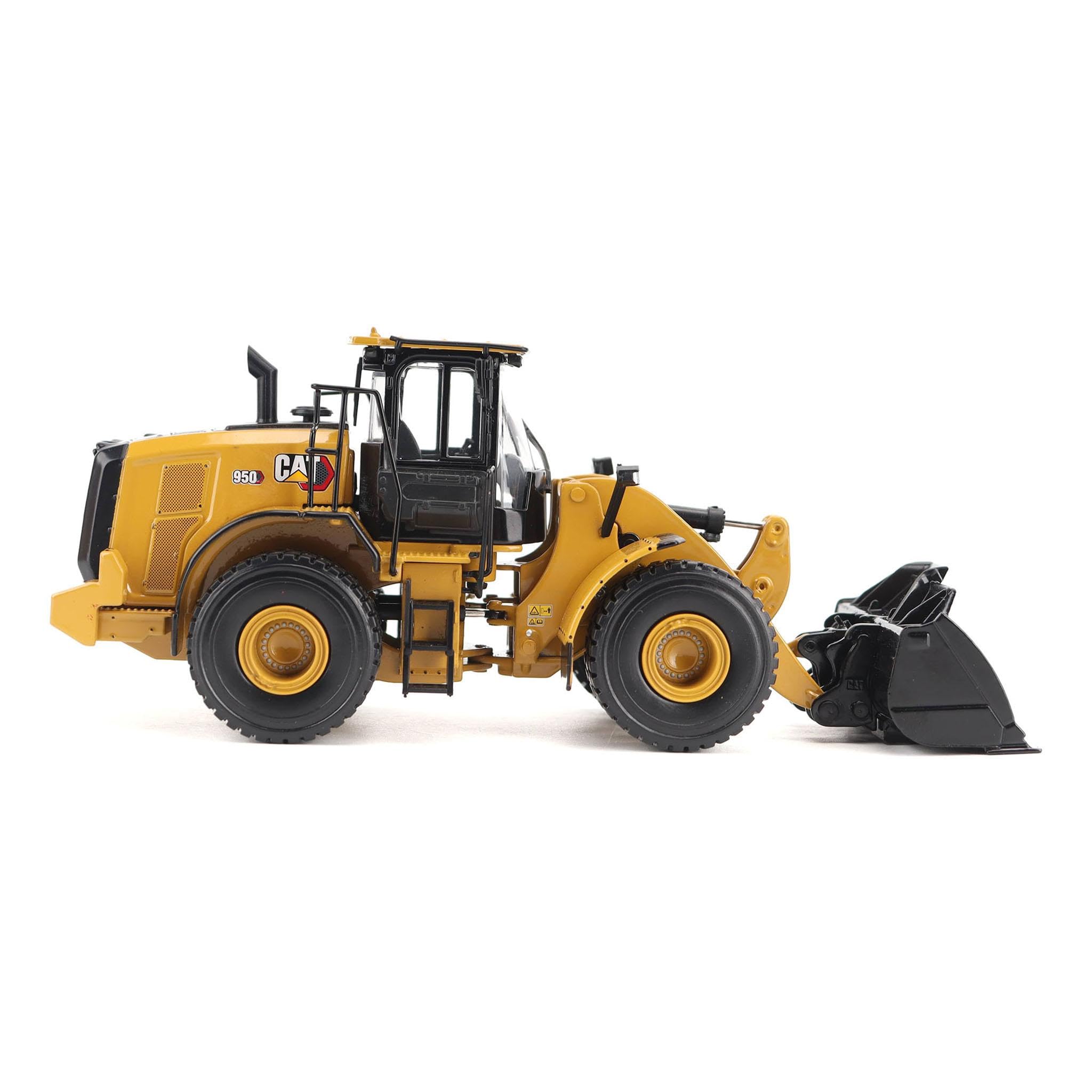 (未使用･未開封品)　ダイキャストマスター ハイラインシリーズ 1/50 Cat 980K ホイールローダ ロックバケット仕様 塗装済み完成品 DM85296 0pbj0lf ダイキャストマスターからキャタピラー社の新ロゴ仕様「CAT 150