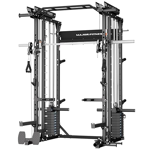 Major Fitness Drone MAX V Smith Machine with Weight Stacks,